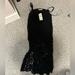 Zara Dresses | Nwt Zara Midi Crochet Knit Dress | Color: Black | Size: M