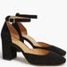 J. Crew Shoes | J.Crew Block Factory Heels With Ankle Strap, Various Sizes, Bt273 | Color: Black | Size: Various