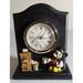 Disney Toys | Figi Disney Mickey Mouse Quartz Clock At The Office | Color: Black | Size: Osb