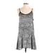 Chelsea & Violet Casual Dress - Slip dress: Gray Damask Dresses - Women's Size Small