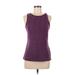 Victoria Sport Active Tank Top: Purple Activewear - Women's Size Medium