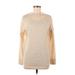 Cynthia Rowley TJX Wool Pullover Sweater: Tan Print Sweaters & Sweatshirts - Women's Size Medium