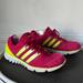 Adidas Shoes | Adidas Womens Falcon Pdx Pink Comfort Cushioned Athletic Running Shoes Size 9 | Color: Pink/Yellow | Size: 9