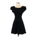 Eliza J Casual Dress - Mini: Black Dresses - Women's Size X-Small