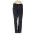 Lucky Brand Jeans - Mid/Reg Rise Straight Leg Boyfriend: Black Bottoms - Women's Size 0 - Dark Wash