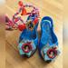 Disney Costumes | Disney Snow White Toddlers Costume Shoes And Crown. Size 4/5 | Color: Blue/Red | Size: Osg