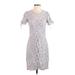 Sam Edelman Casual Dress: Gray Dresses - Women's Size 4