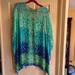 Lilly Pulitzer Dresses | Lilly Pulitzer Lindamarie Caftan Top/Dress-As Is | Color: Blue/Green | Size: S/M