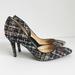Jessica Simpson Shoes | Jessica Simpson Livvy Tweed D'orsay Heels | Color: Black/Pink | Size: 8.5