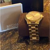 Michael Kors Accessories | Michael Kors Slim Runway Watch | Color: Gold | Size: Os