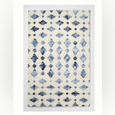 Anthropologie Accents | Moroccan Tile Rug | Color: Blue | Size: 2x3