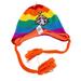 Disney Accessories | Disney Parks Epcot Figment Colorful Knit Hat Adult Size Rainbow Nwt | Color: Orange/Purple | Size: Os