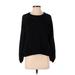 Gap Sweatshirt: Black Solid Tops - Women's Size X-Small