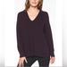 Athleta Sweaters | Athleta Switchback Pullover V-Neck Sweater, Sz S | Color: Purple | Size: S