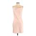 Forever 21 Cocktail Dress - Sheath Strapless Sleeveless: Pink Print Dresses - Women's Size Small