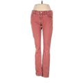 Anthropologie Jeggings - Low Rise Skinny Leg Boyfriend: Red Bottoms - Women's Size 26 - Light Wash