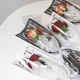 Sacs d'emballage transparents LOVE Rose sac en plastique pour bouquet de fleurs papier d'emballage