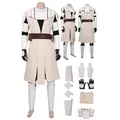 Costume de Cosplay Obi Wan pour Homme Adulte Uniforme de Jeu de Film de Combat Spatial Tenues de