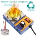 Équipement de pot de soudure pour électriciens, four de fusion 18, contrôle de la température, bain dessoudeur, 200 V, 250 W, 300W, 220 W