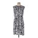 Studio One Casual Dress: Gray Graphic Dresses - Women's Size 12