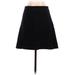Tory Burch Casual A-Line Skirt Knee Length: Black Solid Bottoms - Women's Size 4