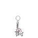 Women's PINK Heart Dog Keychain