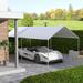 Outsunny 10 Ft. W x 20 Ft. D Canopy Metal in Gray | 230.75 W in | Wayfair 84C-450V00WT