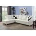 Blue Sectional - Zipcode Design™ Chaidez 103.5" Wide Faux Leather Sofa & Chaise Faux Leather | 35 H x 103.5 W x 74.5 D in | Wayfair