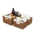 Bayou Breeze Bayou 3 Piece Wicker Basket Set in Brown | 5.12 H x 12.99 W x 9.45 D in | Wayfair B5F2BBAEC8364E28B1E06A8267D863E5