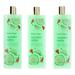 Cucumber Melon by Bodycology 3 Pack 16 oz 2 in 1 Body Wash & Bubble Bath for Women