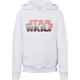 Hoodie F4NT4STIC "F4NT4STIC Kinder Star Wars Tatooine Logo with Basic Kids Hoody" Gr. 134/140, weiß (white) Mädchen Sweatshirts Sweatshirt