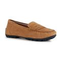 Mokassin GEOX "D KOSMOPOLIS + GRIP" Gr. 38, braun (camelfarben) Damen Schuhe Slip ons