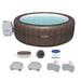 Bestway SaluSpa St Moritz Hot Tub w/Set of 2 Spa Seat & 2 Headrest Pillows