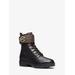 Rory Leather And Logo Combat Boot