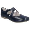 Riemchenballerina JOSEF SEIBEL "Fiona 72", Damen, Gr. 42, blau (nachtblau), Leder, elegant, Schuhe, Spangenschuh, Halbschuh, Festtagsschuh mit Klettverschluss