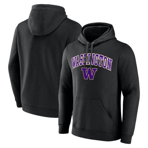 Washington Huskies Campus Fanatics-Kapuzenpullover für Herren, schwarz