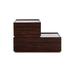 Latitude Run® Sophia 2 - Drawer Nightstand in Walnut Wood in Brown | 17.7 H x 27.5 W x 15.7 D in | Wayfair C50886BB39CF4EA68D3C61A5780D4AB4