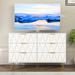 Mercer41 Daymir 6 - Drawer Dresser, Wood in White | Wayfair 3462C521730944B28C5051CC8046EEB7