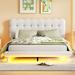 Ivy Bronx Giamanco Upholstered Platform Bed Metal in Brown | 40.11 H x 67.11 W x 85.91 D in | Wayfair A0E5C4E8165745B6941F68D55FD93423