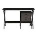 Inbox Zero Mahfooz 47.5 W Metal in Black | 29.75 H x 47.5 W x 22 D in | Wayfair 7CAA7D845C1343C1A9D967F464F57B9D