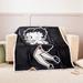 Betty Boop Super Soft Fleece Plush Throw Blanket for Couch Bed Sofa