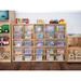 Contender 25 Cubby Tray Storage Cabinet, Kids Toy Storage Organizer for Kindergarten, Preschool Art and Craft Supplies