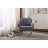 Modern Living Room Chair With Gold Legs And Adjustable Legs For Indoor Home