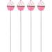 Cupcakes Bread Baking Tools 4 pcs Cake Test Pin Heart Cake Shape Kitchen Stainless Steel Baking Tool Cake Tester Probe for Biscuit Cupcake Cookie Cake