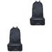 2pcs Car Front Co-Pilot Pet Dog Seat Cover Oxford Cloth Waterproof Non-Slip Car Pet Pad Seat Protector For Car Truck SUV (Black)