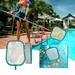 FAMTKT Pool Skimmer Net Swimming Pool Leaf Skimmer Rake Net Hot Tub Spa Cleaning Leaves Mesh Tool Pool Net for Cleaning Swimming Pools Spas and Fountains Pool Accessories on Clearance