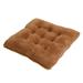 Anuirheih Office Chair Cushions Outdoor Seat Cushions for Office Chairs Tufted Corduroy Wheelchair Accessories for Indoor Living Room Patio Yard(Coffee 19.7x19.7x2inch)