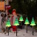 Weloille Christmas Tree Ground Plug Lights Outdoor Patio Lights LED Decorative Lights Lighting Ground Plug Lights Decorative Lights Holiday Ambient Lights