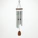 Woodstock Wind Chimes for Outside Garden Patio Porch and Outdoor Decor 26 Silver Will the Circle Be Unbroken Wind Chimes WTCC