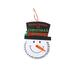 KYAIGUO Santa Claus Calendar Wall Hanging Monthly Calendar Hanging Santa Claus Countdown Calendar Christmas Decorations(Snowman style)